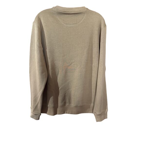 Brand New BRP Ski-Doo Men's Size Small Essentials Crewneck Sweater Khaki - Picture 4 of 6